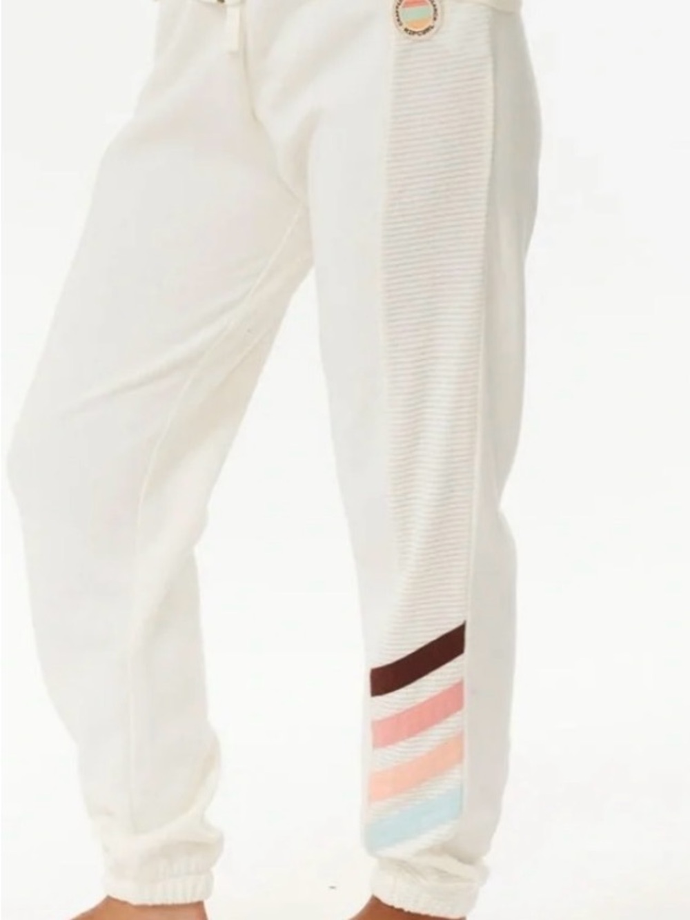 Rip Curl Cream Fleece Waistband Shorts